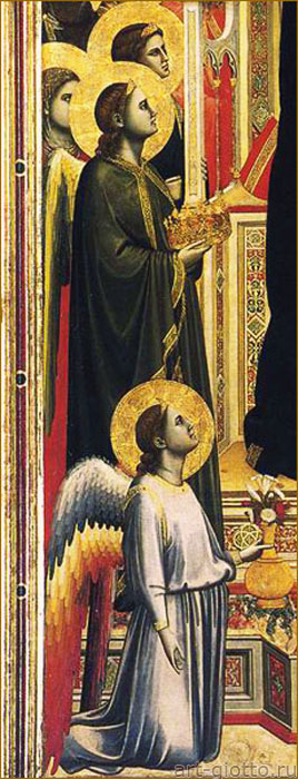 Мадонна Оньисанти. Фрагмент